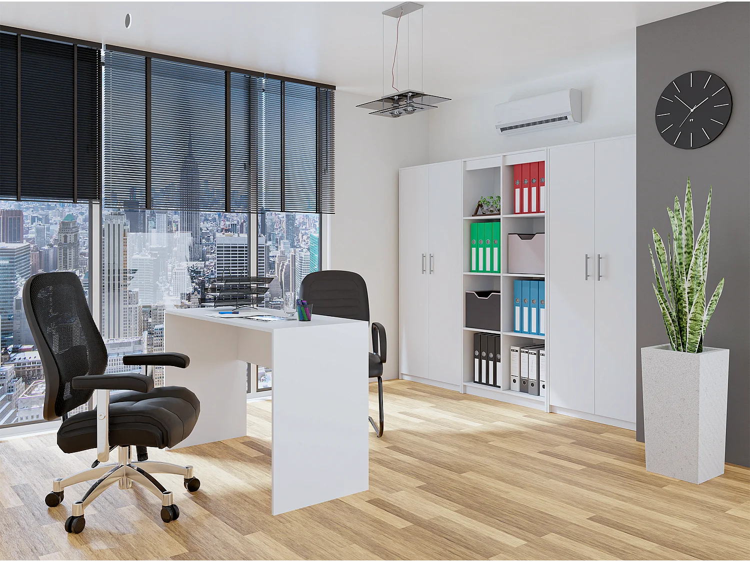 GREGGIO - Puerta corredera de mural estilo moderno Salón/dormitorio - 205x86cm