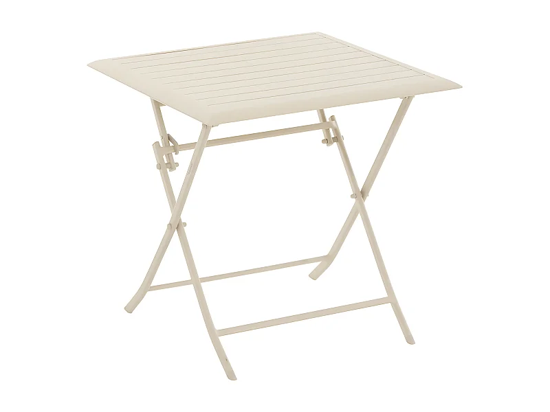 Table aluminium Azua 2 places argile Hespéride