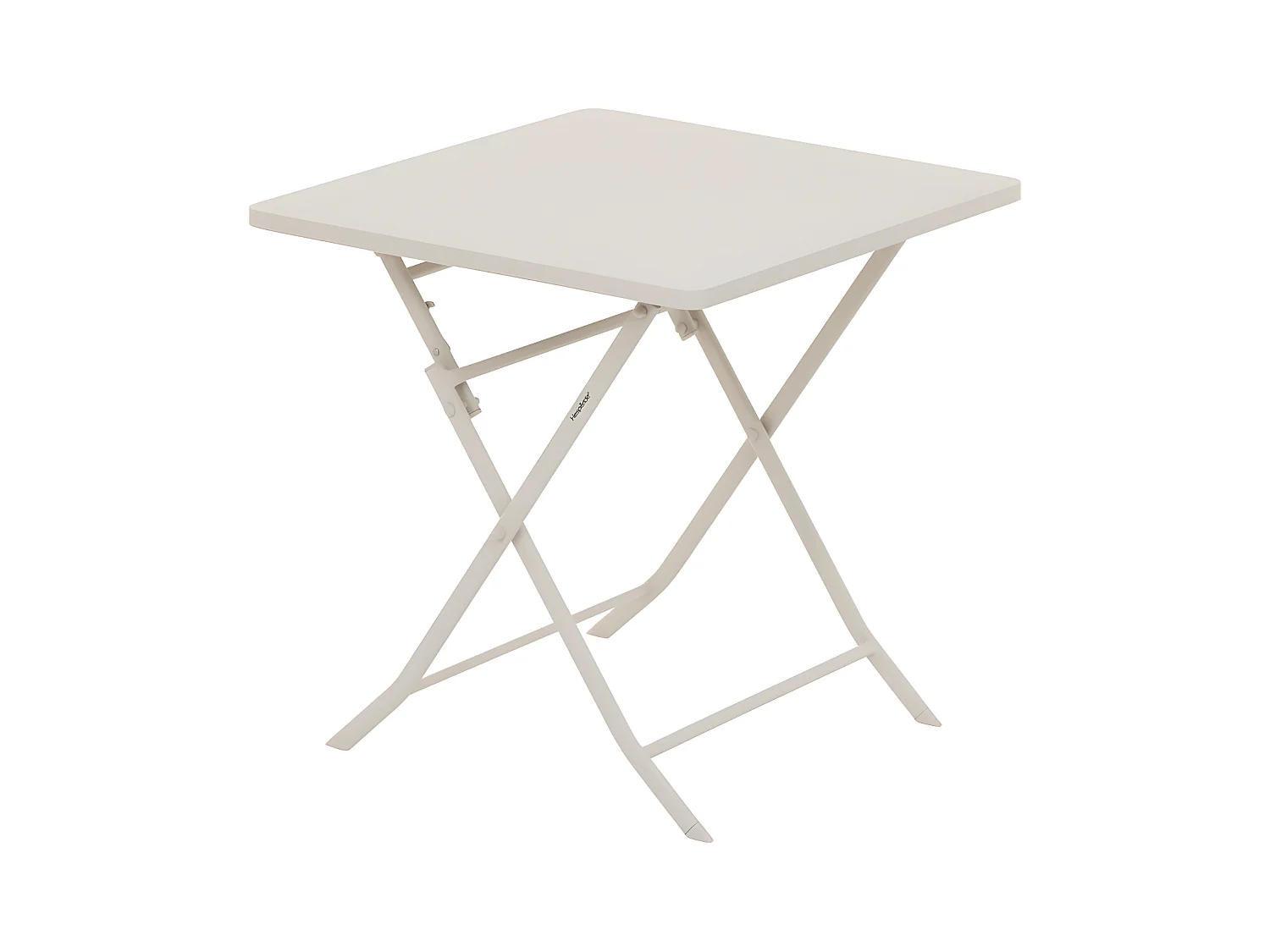 Mesa Ext. Plegable Greensboro Cuadrada 2 Plazas Jardín Arcilla 70x71 cm