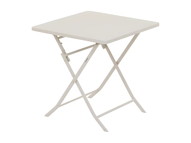Table carrée pliante Greensboro 2p argile Hespéride