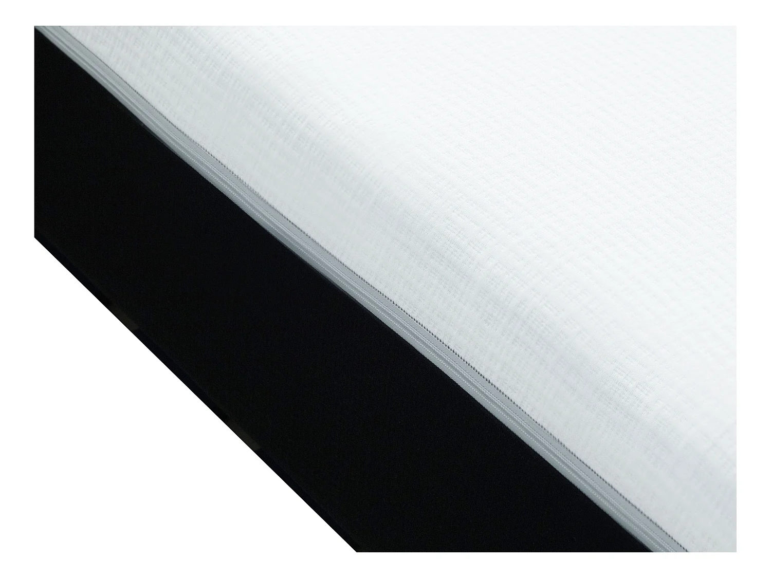 Ensemble 140 x 190 cm sommier coffre blanc + matelas hybride anti-feu ressorts ensachés 7 zones et mémoire de forme ép.29cm - SIVA de YSMÉE