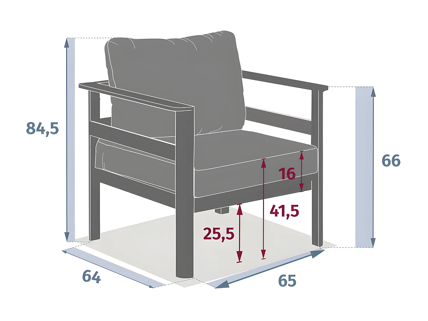 Salon de jardin d'angle Paradize blanc Hespéride