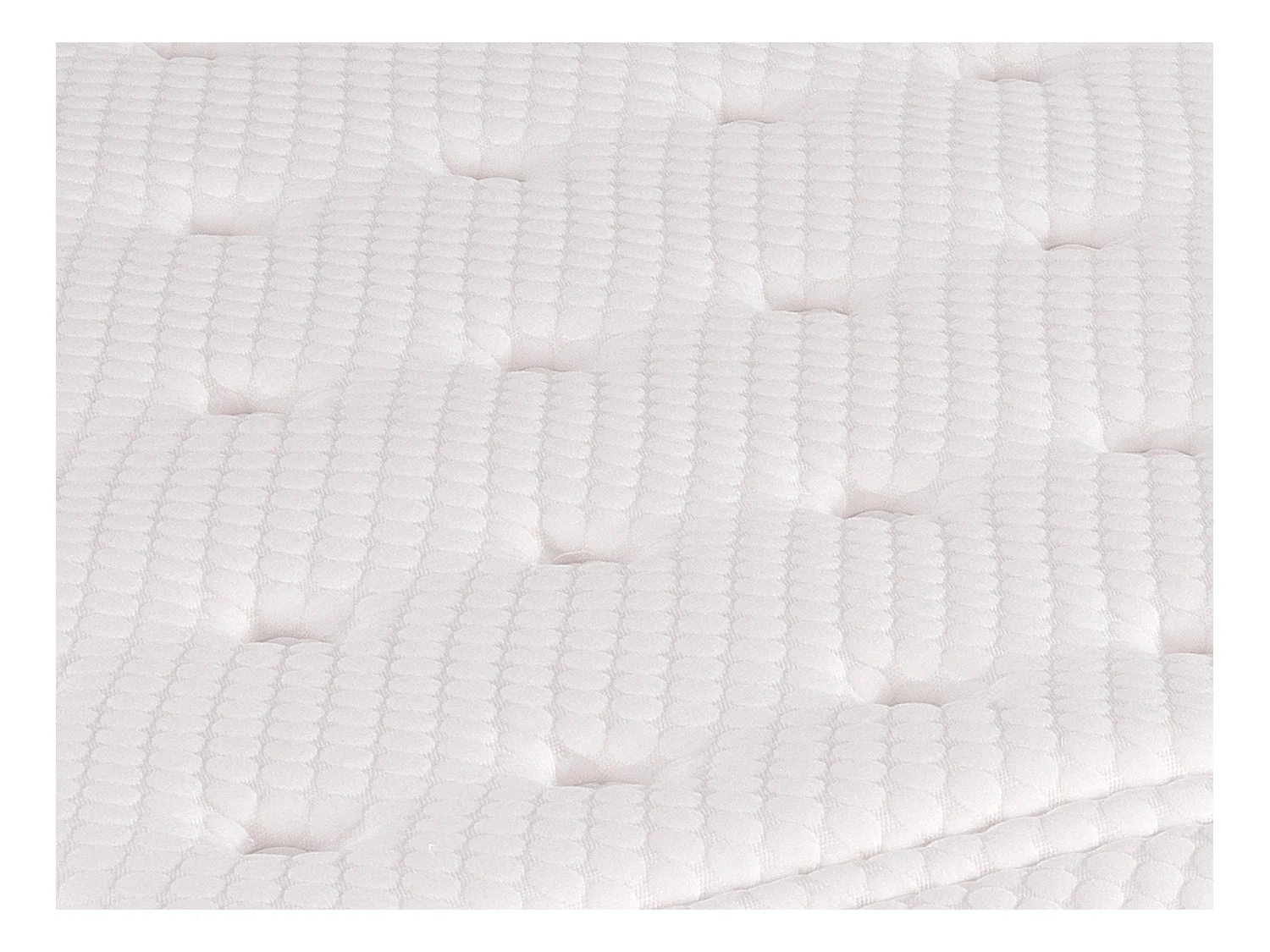 Conjunto canapé de 160 x 200 cm color natural claro + colchón de muelles ensacados de 7 zonas y memoria de forma de 30 cm - ASGARD de YSMÉE