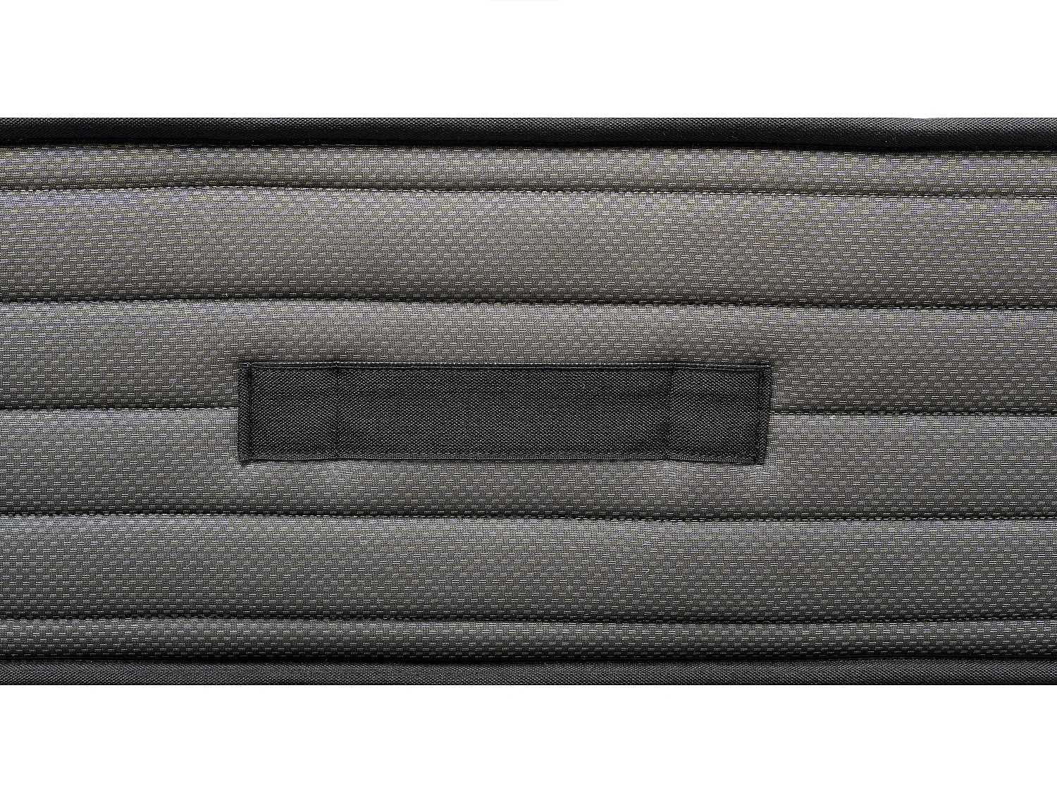 Ensemble 140 x 190 cm sommier coffre blanc + matelas mousse et coutil bambou ép.25cm - BERENDI de NATUREA