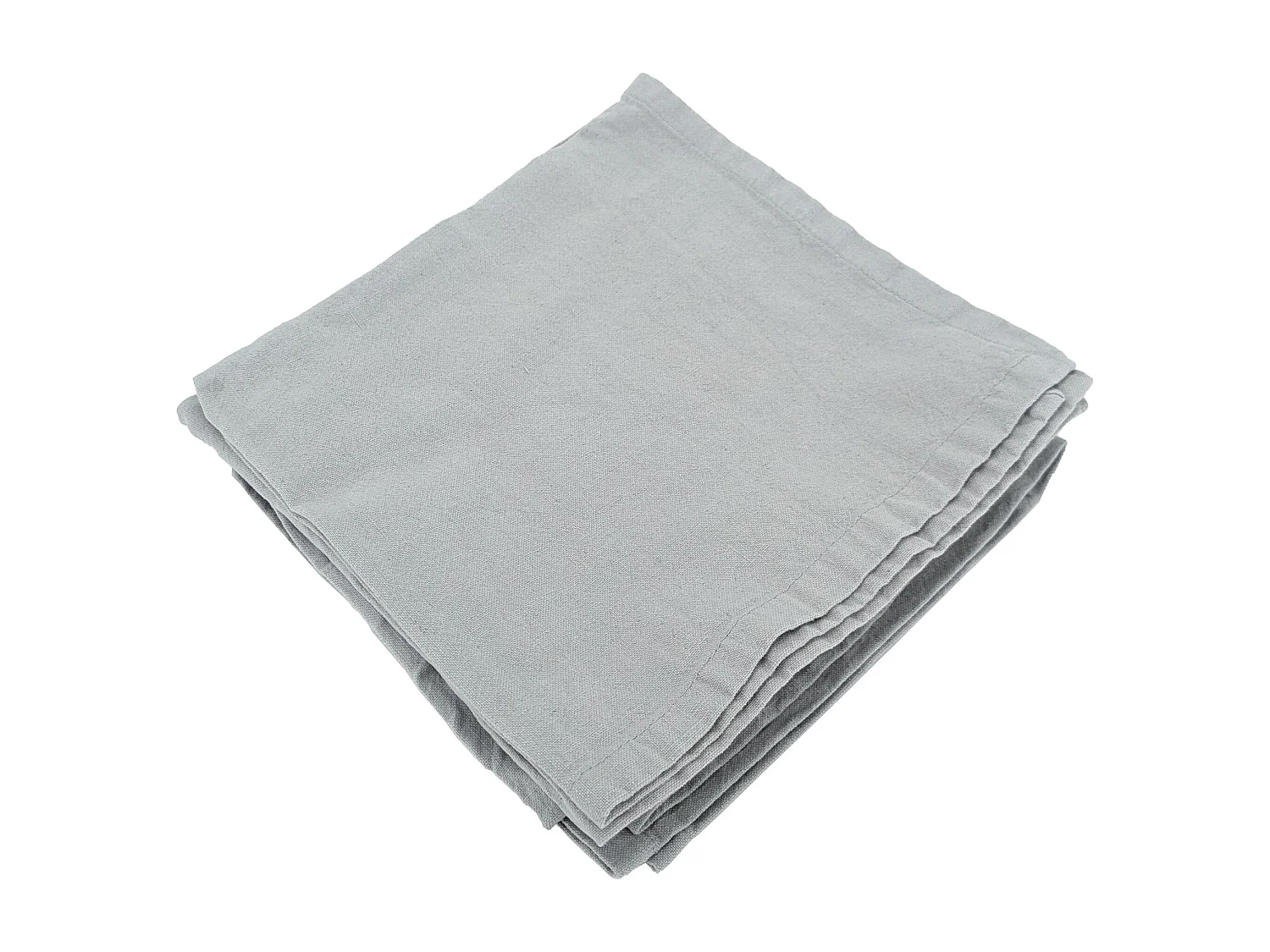 Lot de 6 serviettes de table 40x40 cm collection MATTIS vert lichen