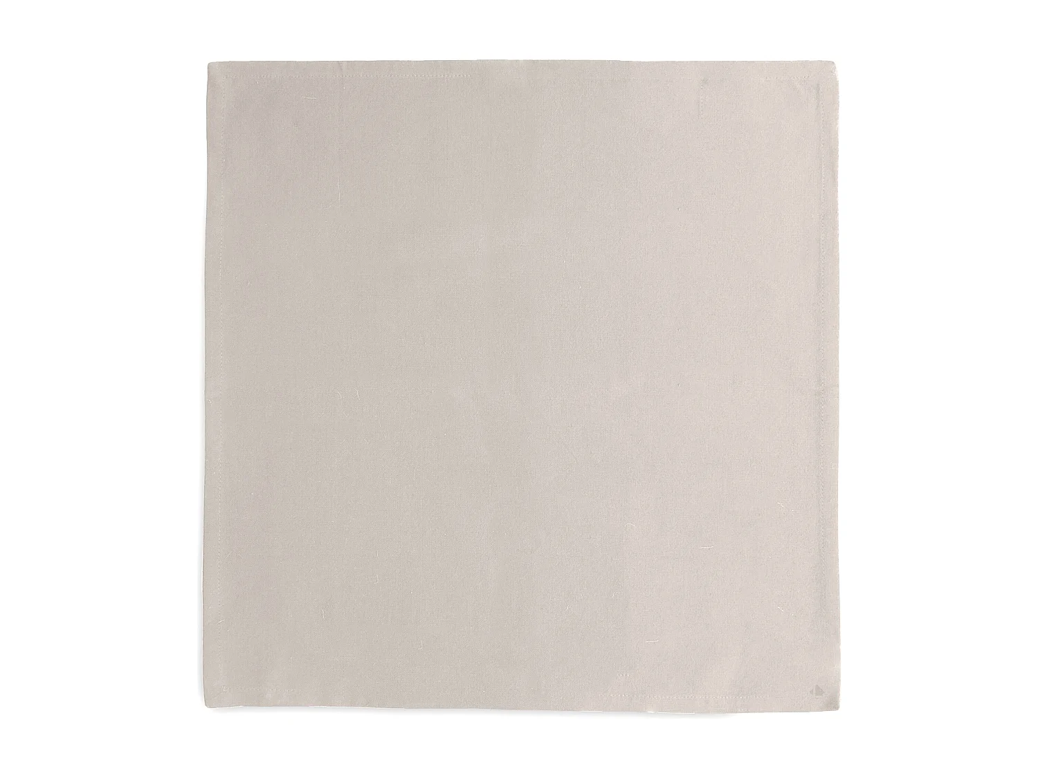 Lot de 6 serviettes de table 40x40 cm collection MATTIS beige naturel