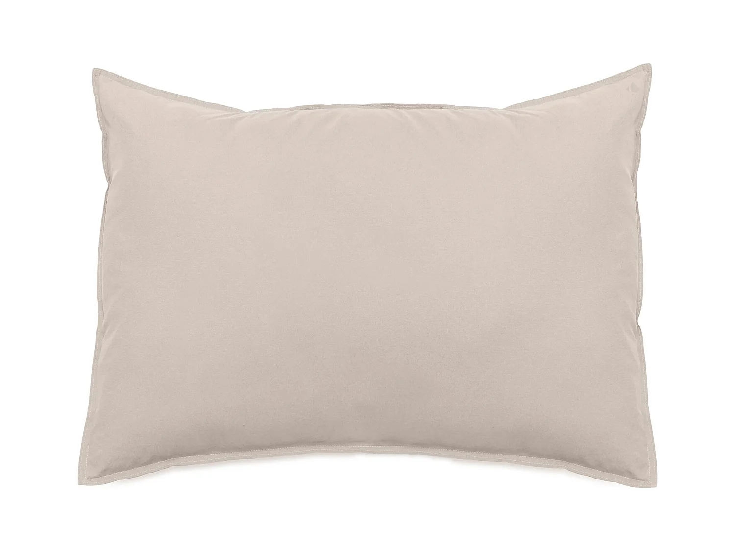 Taie d'oreiller lin et coton 50x70 cm collection OPERA beige naturel