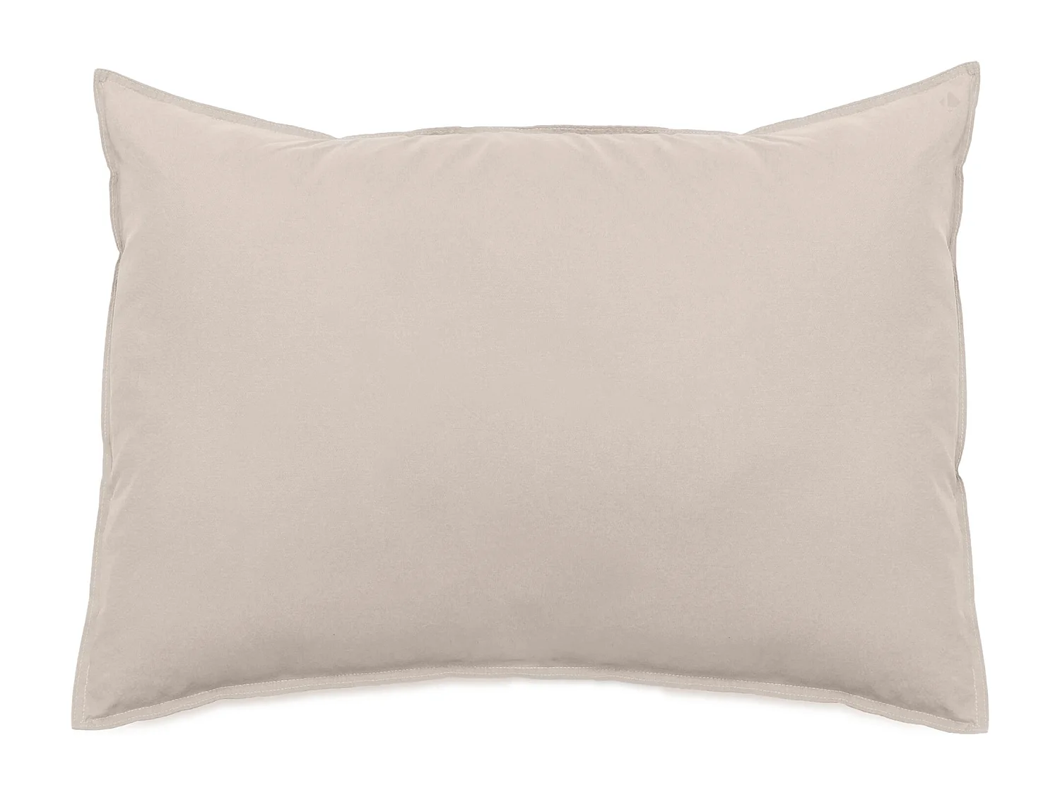 Taie d'oreiller lin et coton 50x70 cm collection OPERA beige naturel
