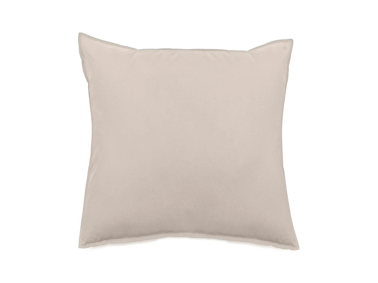 Taie d'oreiller lin et coton 65x65 cm collection OPERA beige naturel