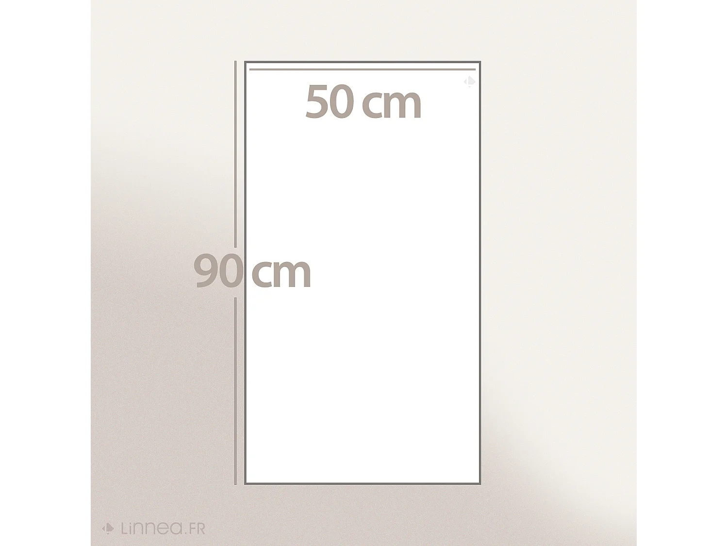 Serviette de toilette coton 550 g/m2 50x90 cm NAÏA rose Bois de rose