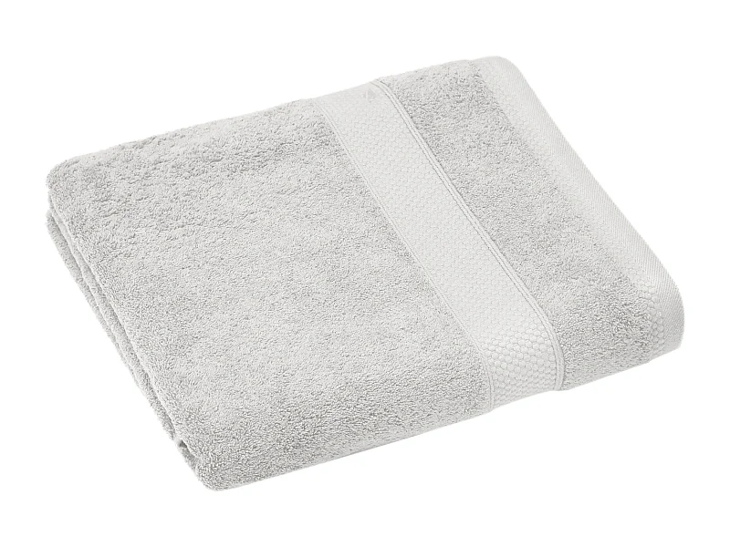 Drap de douche coton 550 g/m2 70x130 cm NAÏA blanc Craie