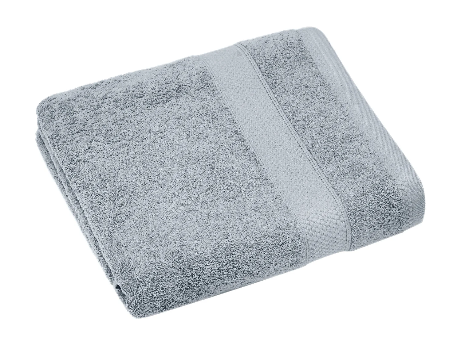 Drap de bain coton 550 g/m2 95x140 cm NAÏA bleu Glacier