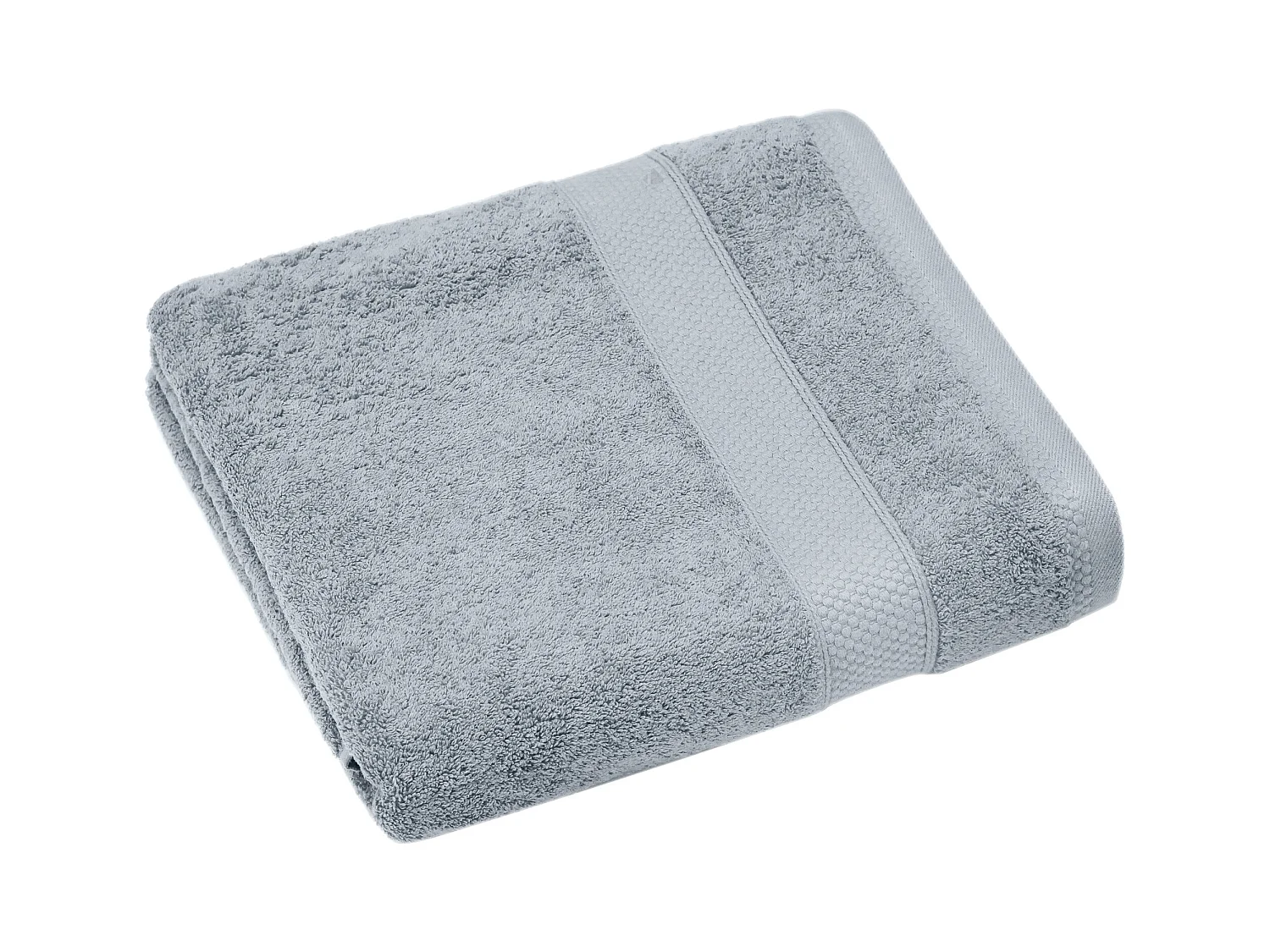 Drap de bain coton 550 g/m2 95x140 cm NAÏA bleu Glacier