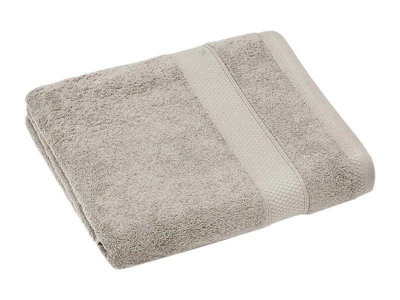 Drap de douche coton 550 g/m2 70x130 cm collection NAÏA beige Lin