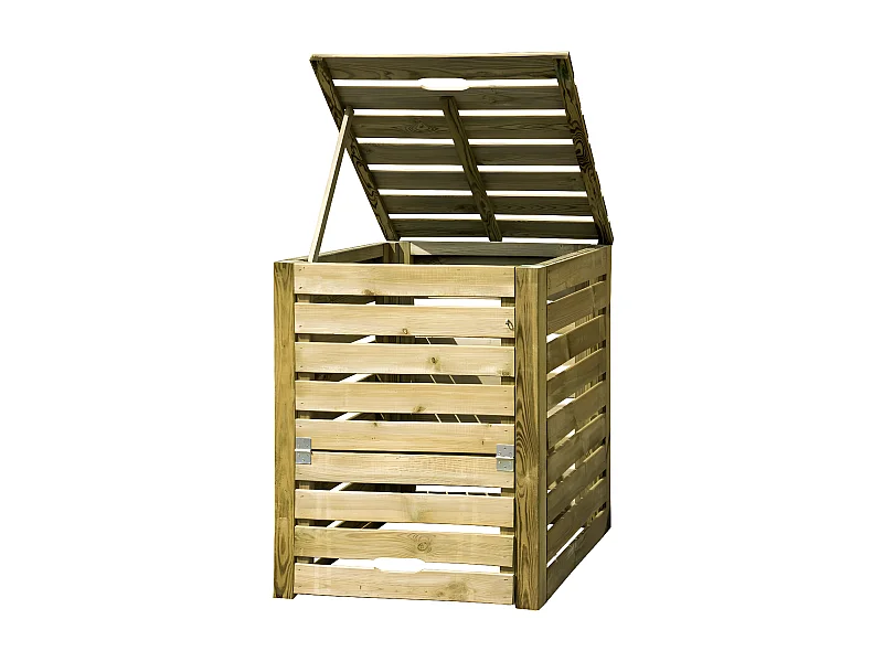 Houten compostbak "Dexter" 550 L - Ecologische oplossing voor uw organisch afval