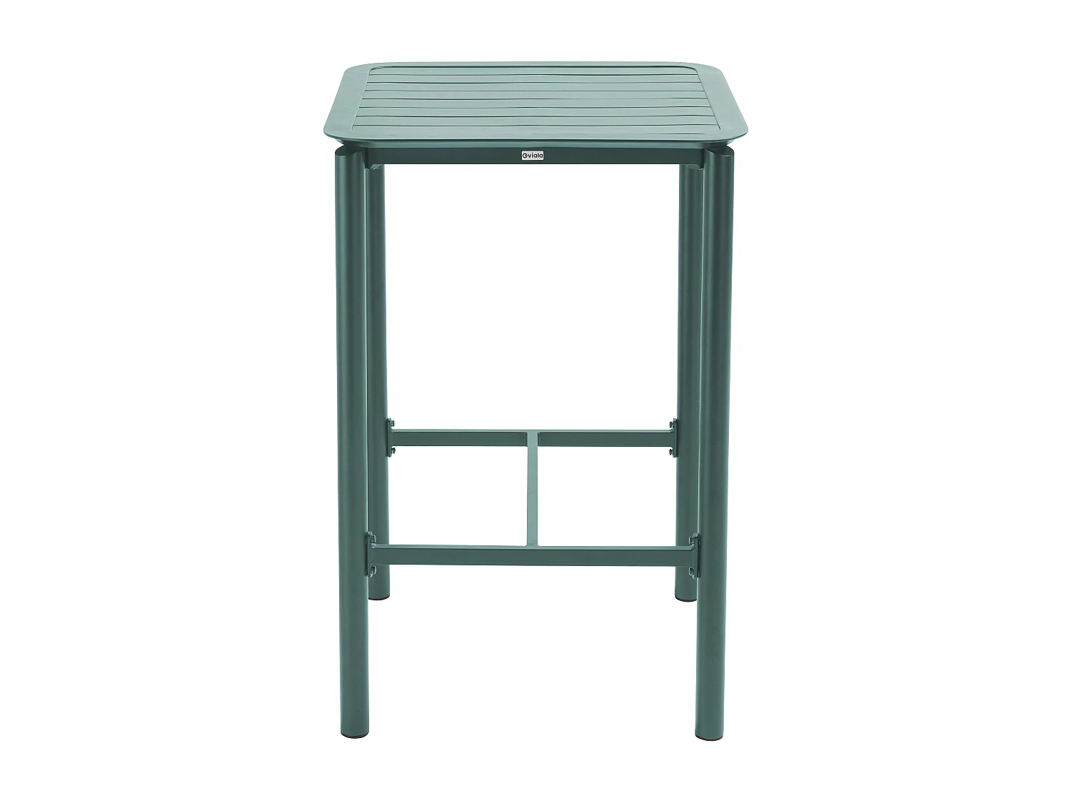 Table haute de terrasse vert foncé