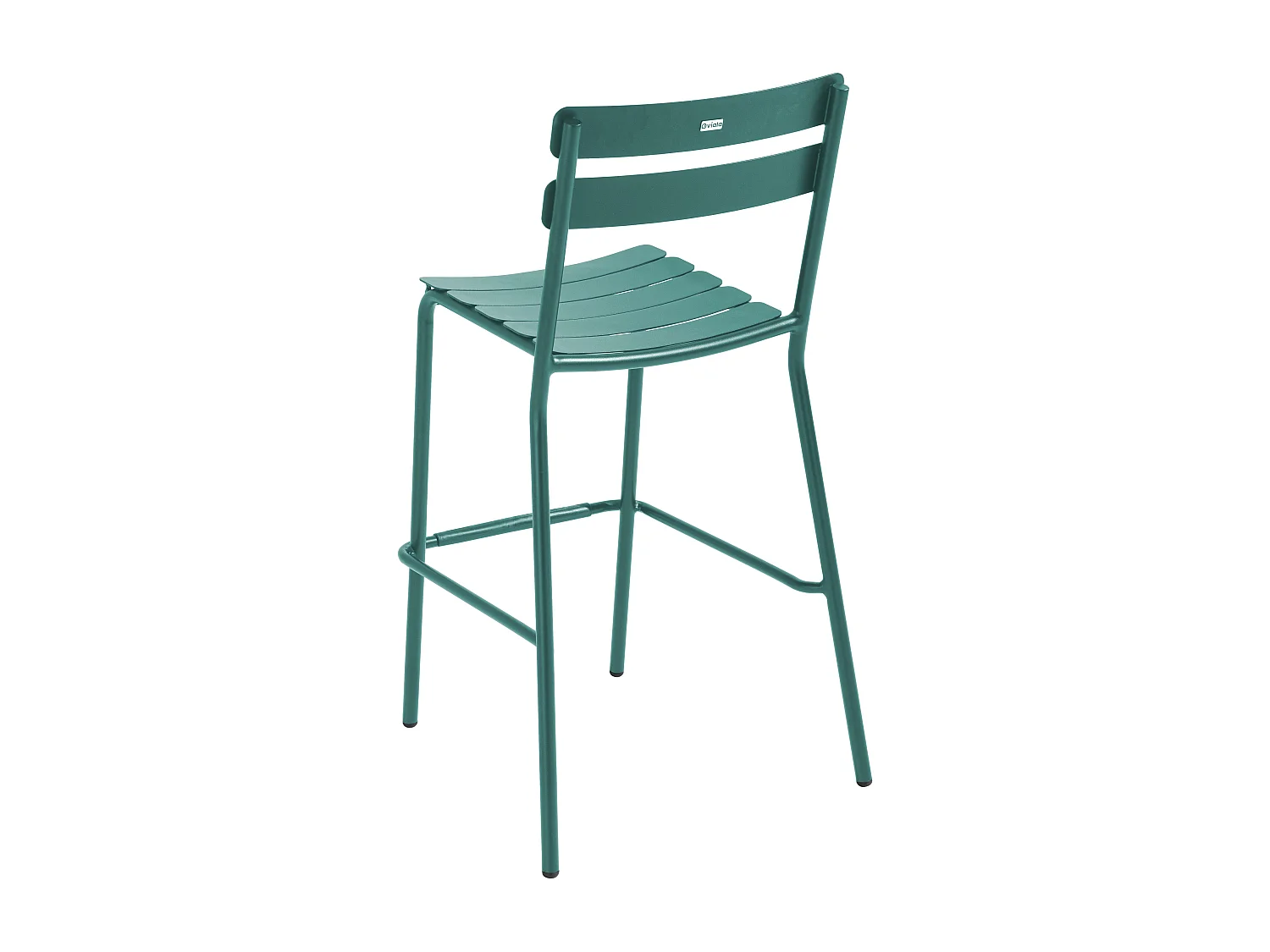 Chaise haute de terrasse vert foncé