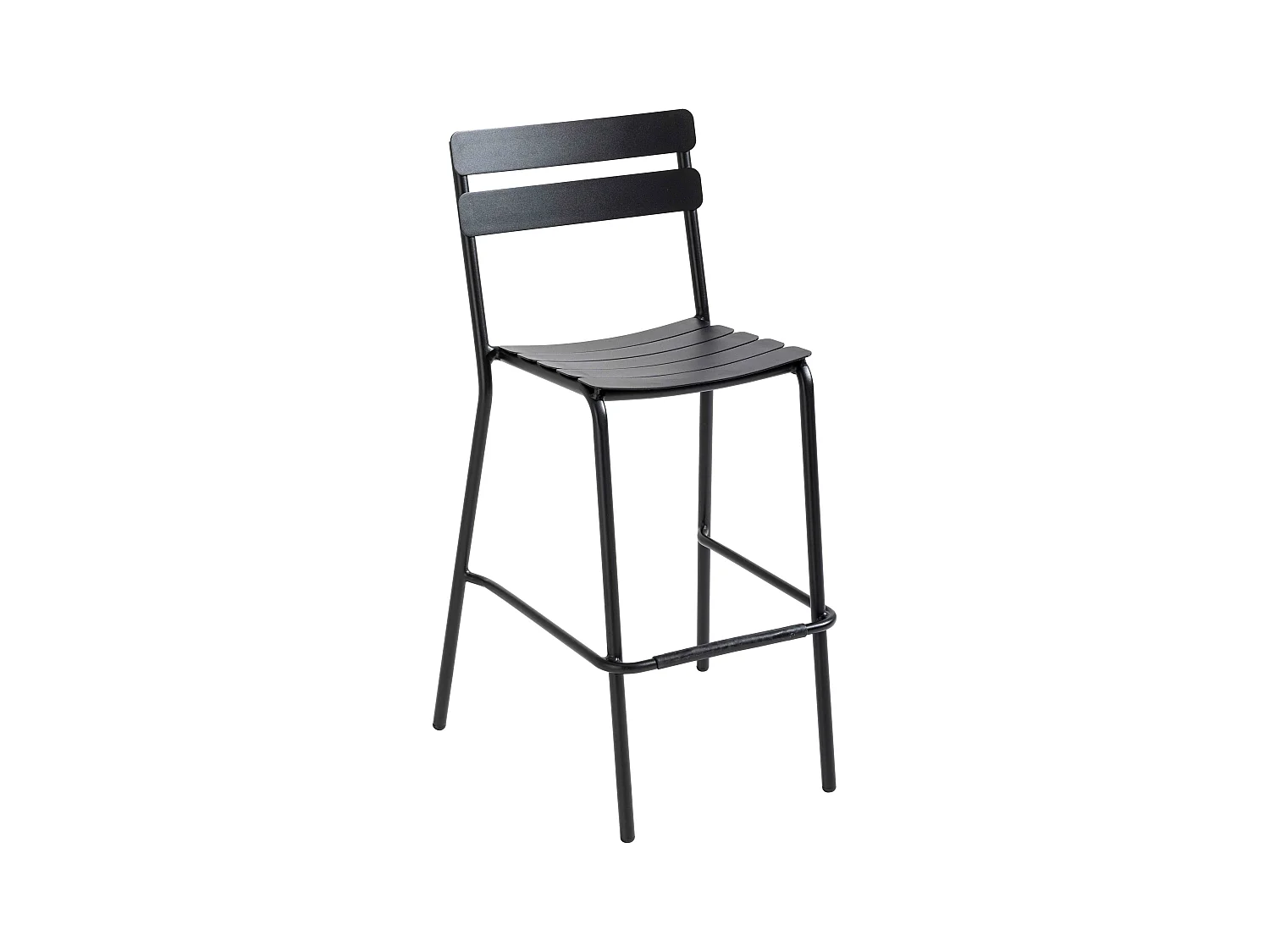Chaise haute de terrasse noire