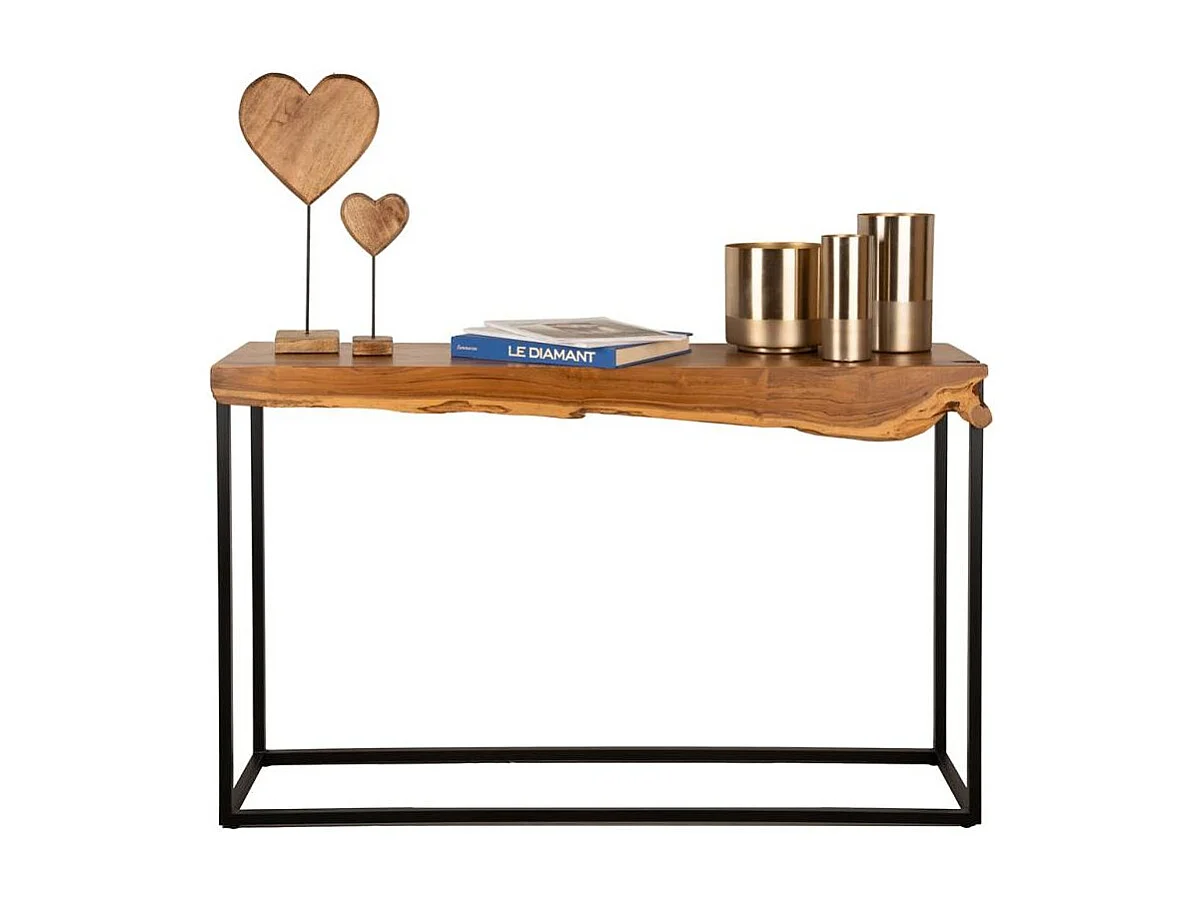 Console en teck et métal - Arden Console d'entrée
