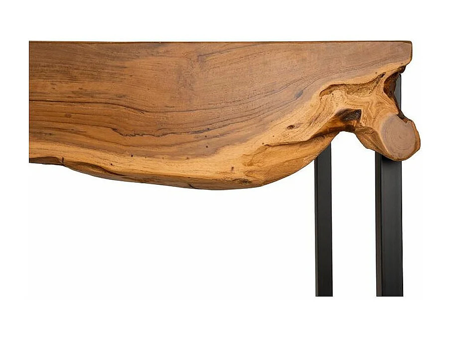 Console en teck et métal - Arden Console d'entrée