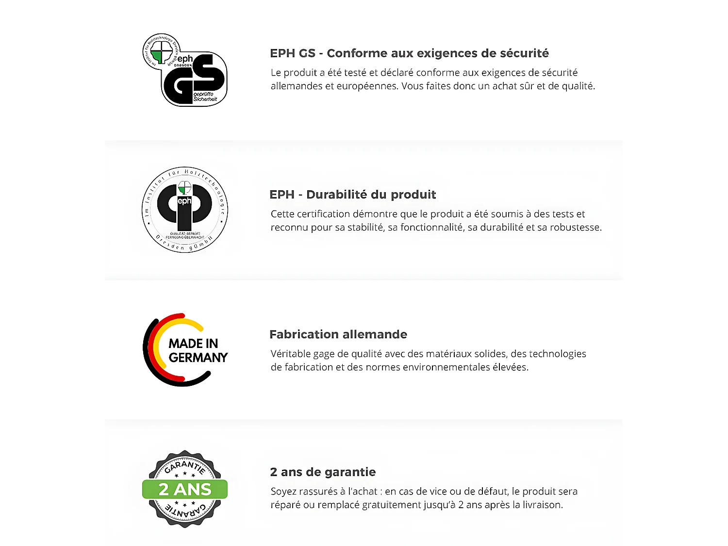 Lit adulte double 180x200 cm + 2 chevets + tiroir coloris blanc/graphite