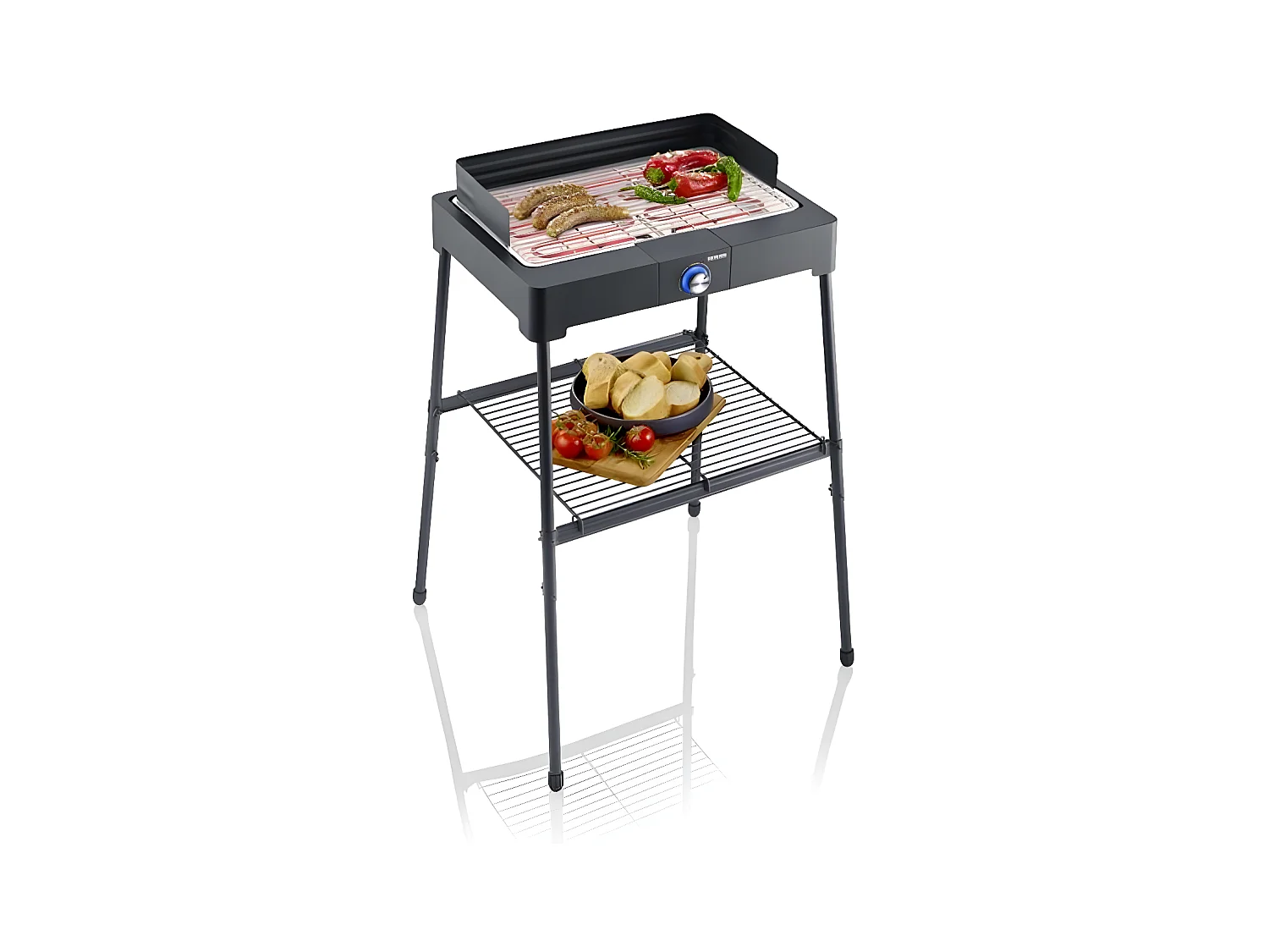 Severin Barbecue électrique sur pieds 2200w noir - 8566