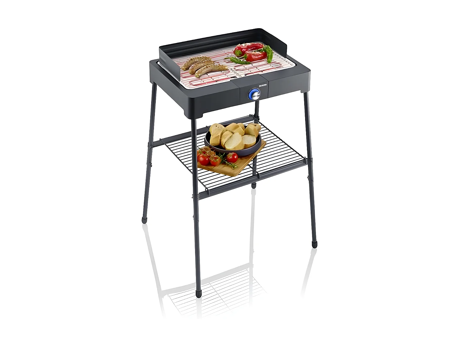 Severin Barbecue électrique sur pieds 2200w noir - 8566