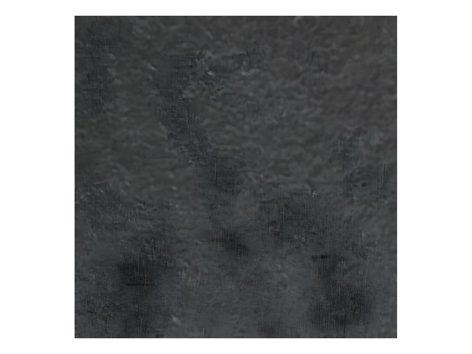 Mineralguss-Duschwanne extra flach PURE Schieferoptik schwarz 80x170 cm Edelstahl in chrom