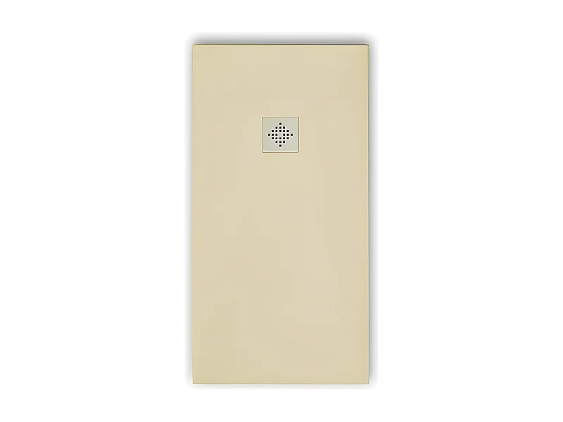 Piatto doccia ultrasottile 100 x 200 cm PURE in resina finitura ardesia beige