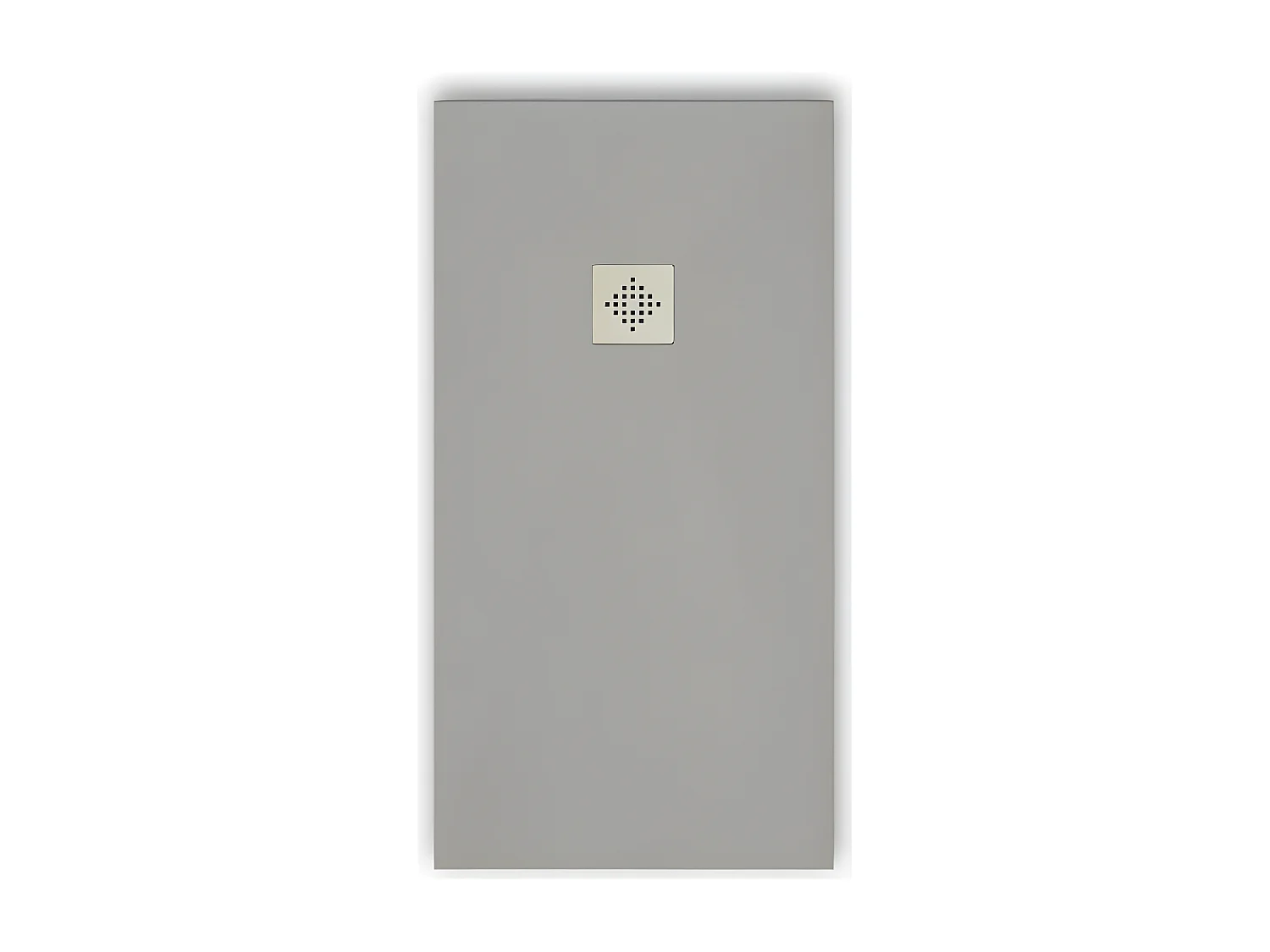 Plato de ducha pizarra PURE GRIS  70x80 cm rejilla inox