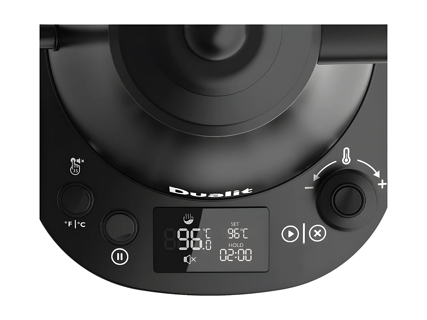 Dualit Bouilloire électrique 800ml 1200w noir - 72961