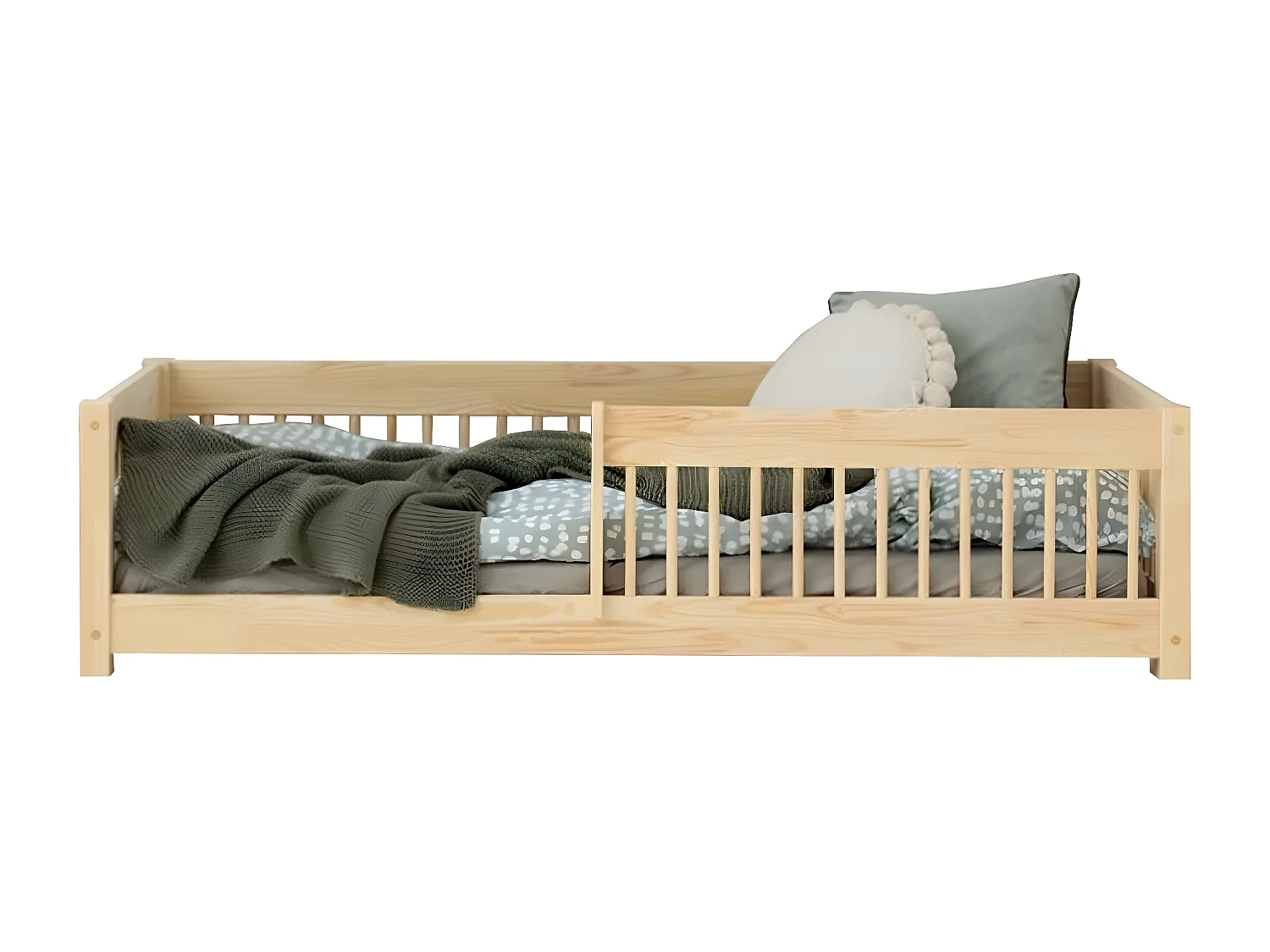 Lit 70x140 sommier inclus Ariette Bois