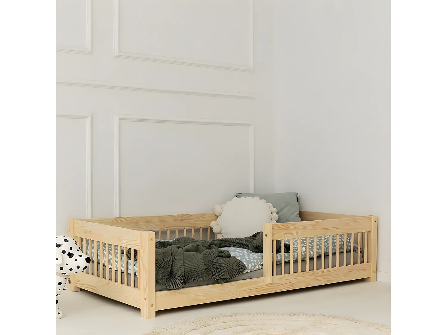 Lit 70x140 sommier inclus Ariette Bois