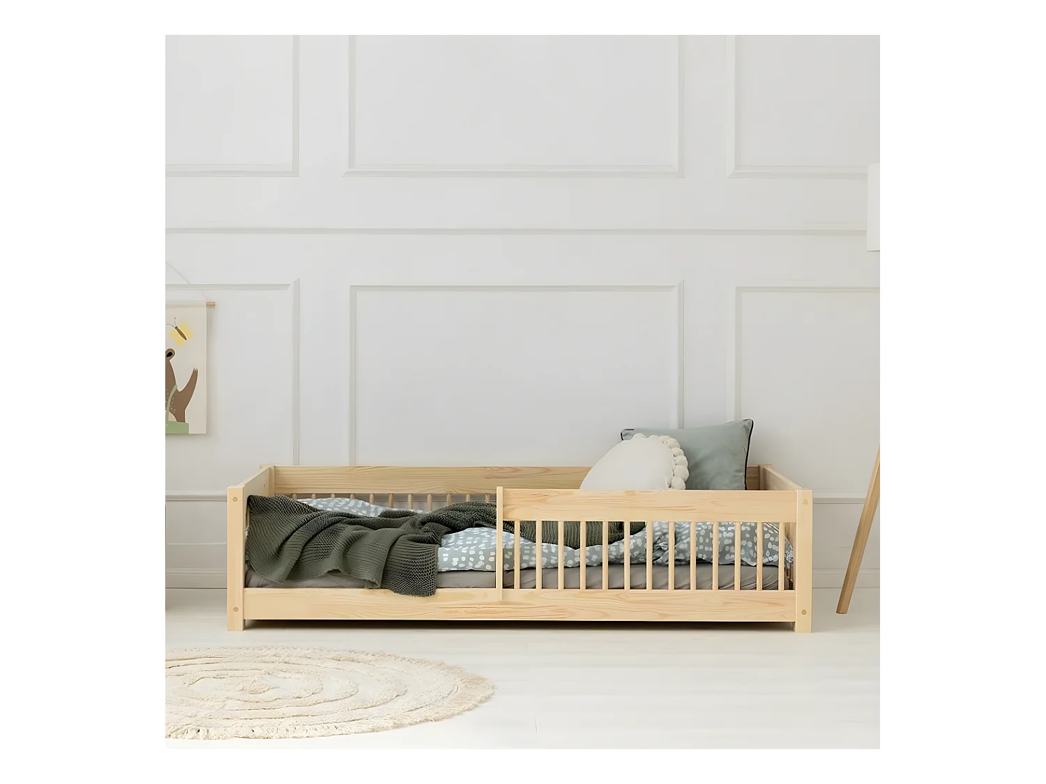 Letto Ariette Bois 90x190 con rete a doghe