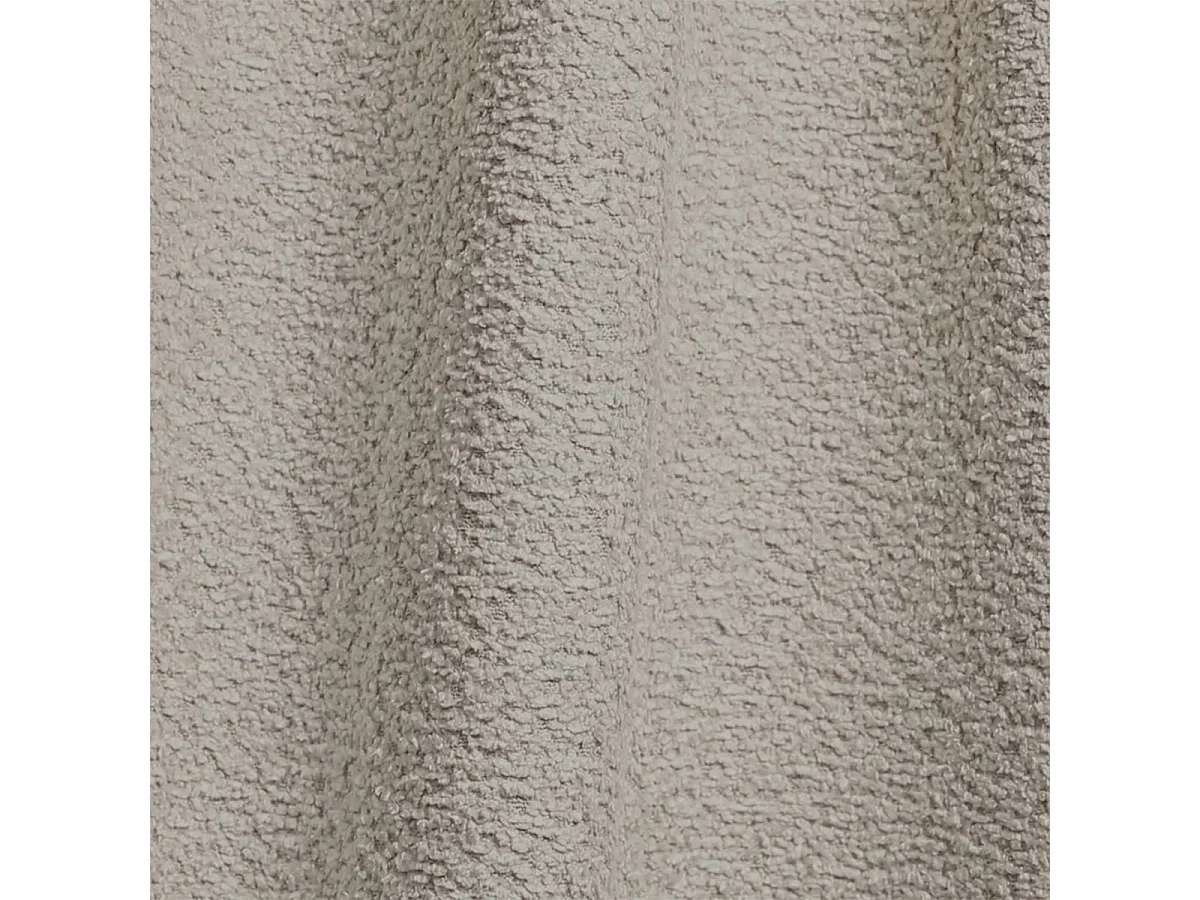 Lit coffre 180x200 sommier inclus Cloud tissu bouclette Beige