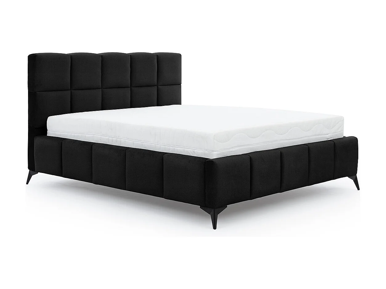 Cama canapé 180x200 con somier Mira Negro