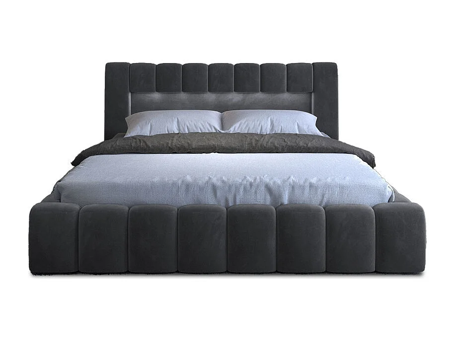 Auria Velours Gris boxspring 180x200
