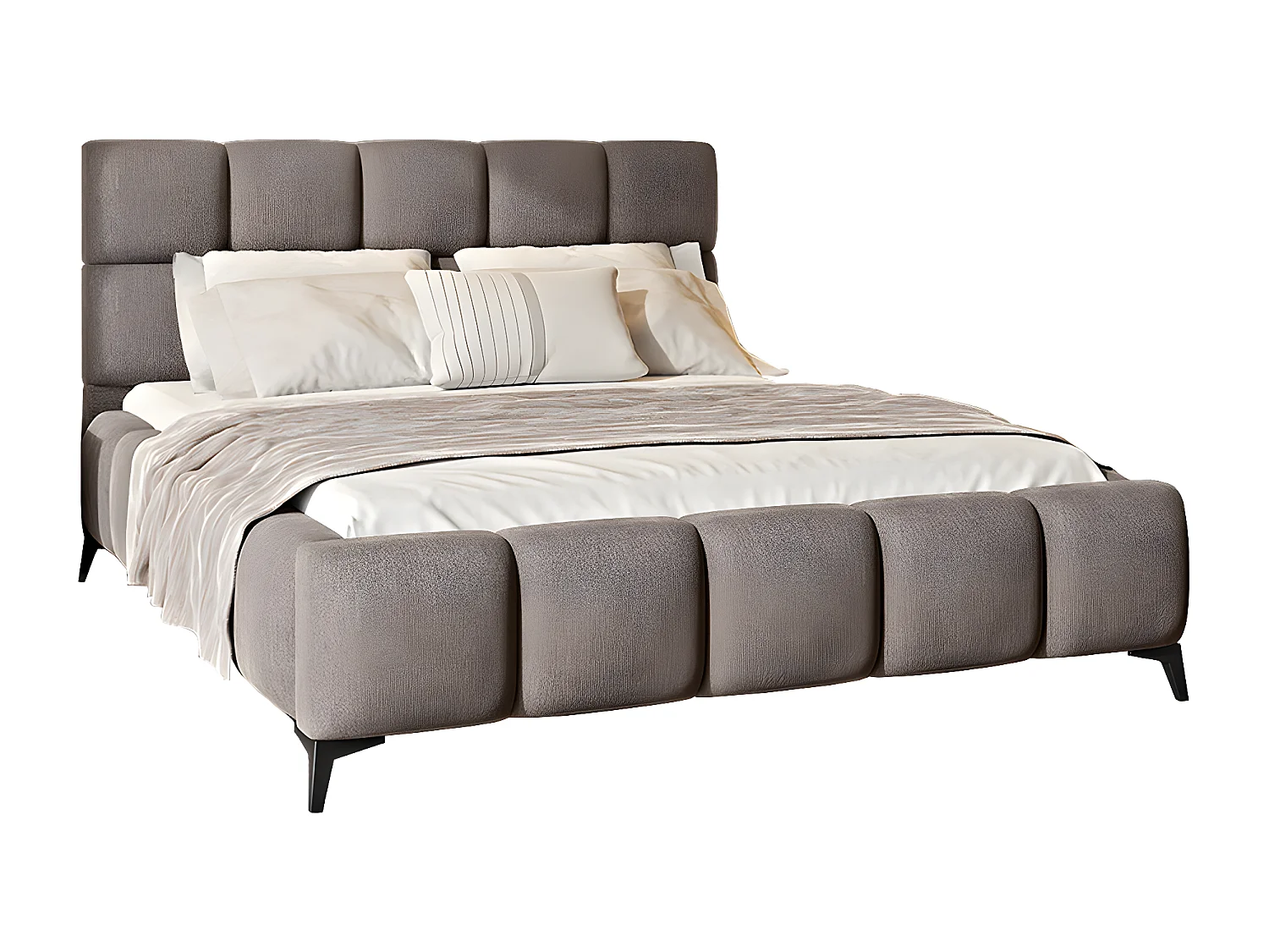 Mira Beige bedstee 180x200 inclusief lattenbodem