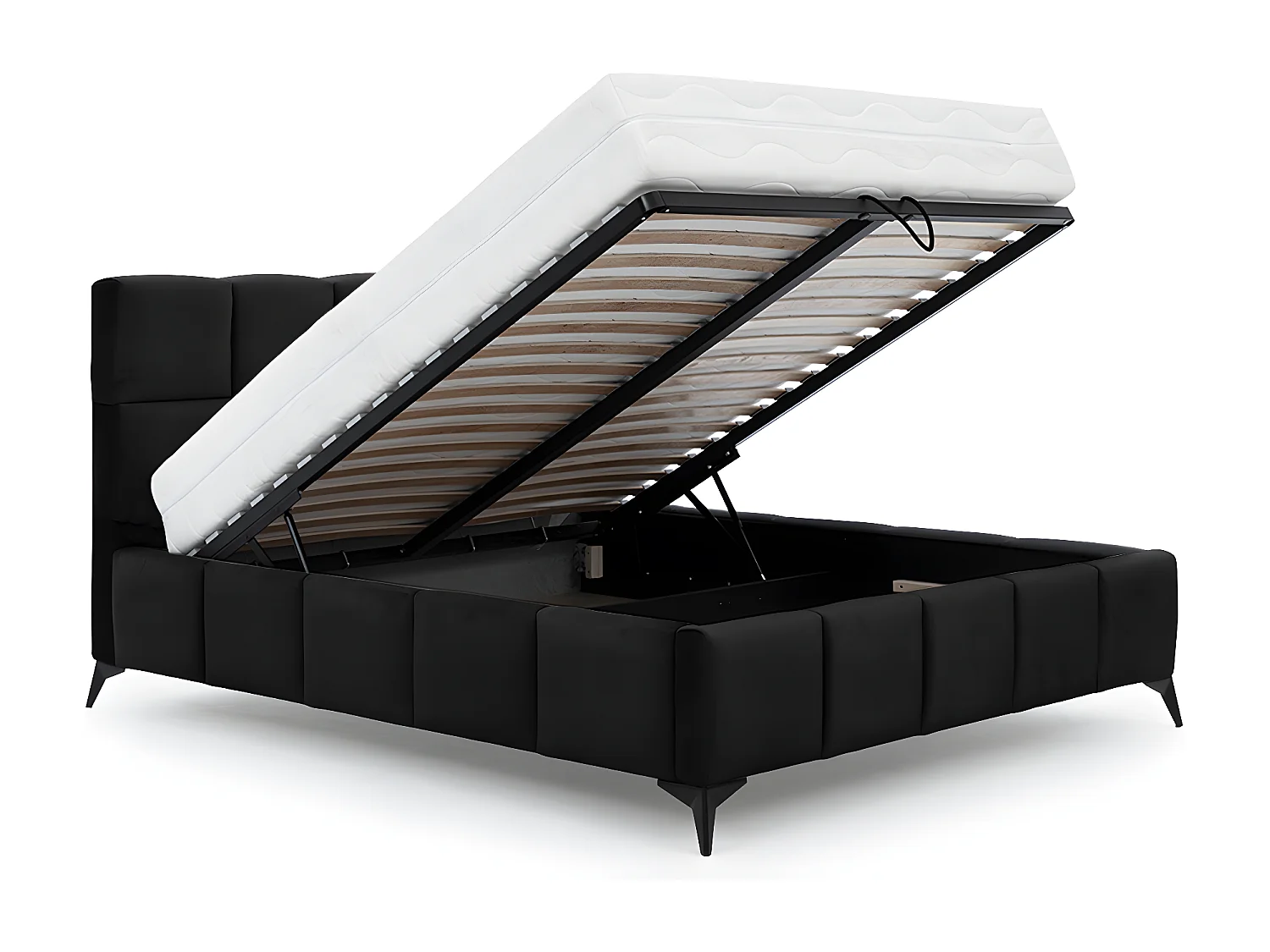 Mira Zwart 160x200 bedstee inclusief lattenbodem