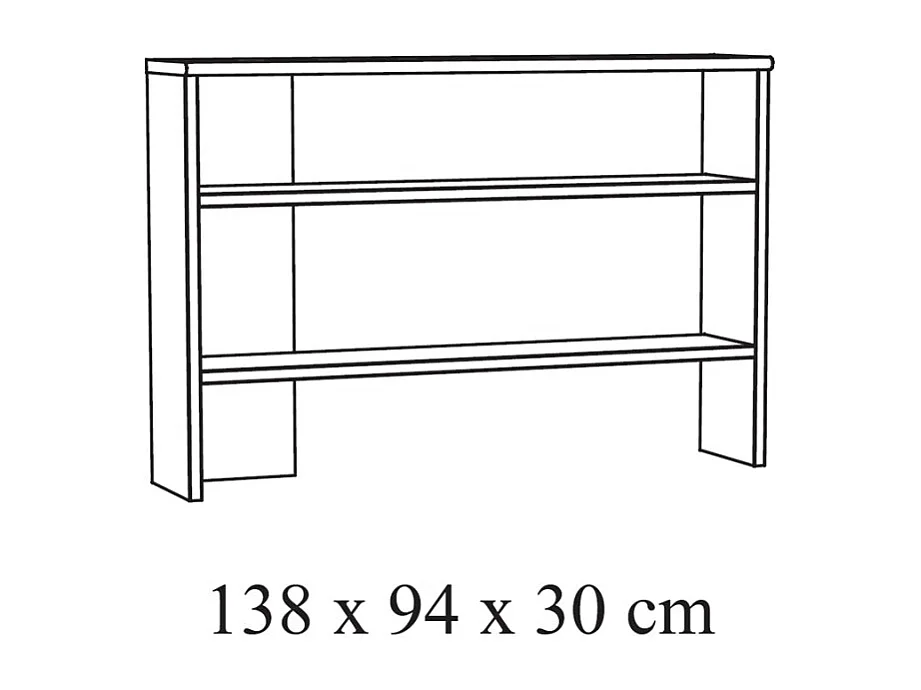 Bureau enfant robuste 3 tiroirs collection DANY coloris chêne clair