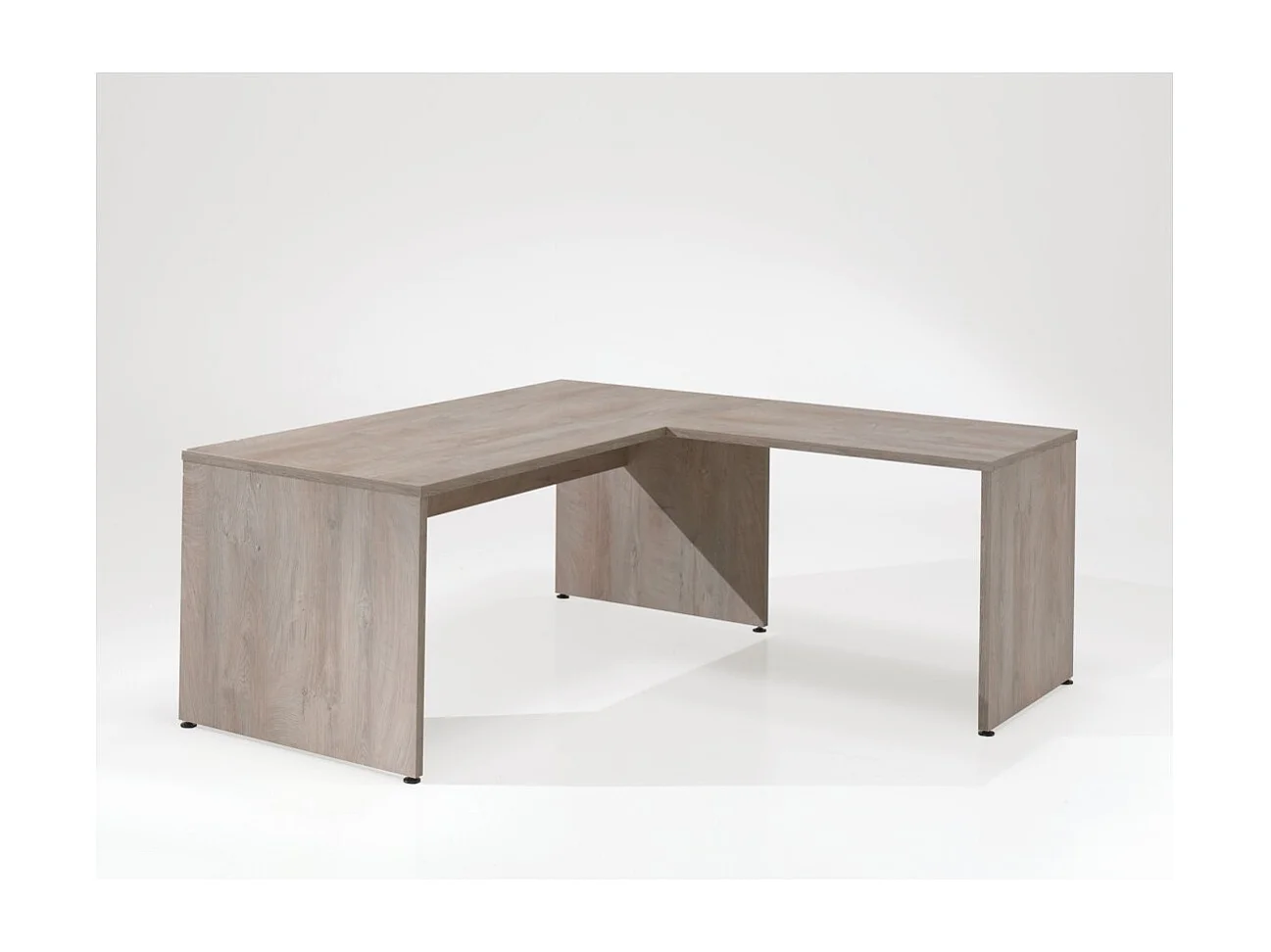 Ensemble de 5 meubles de bureau professionnel coloris chêne brut collection YUKON.