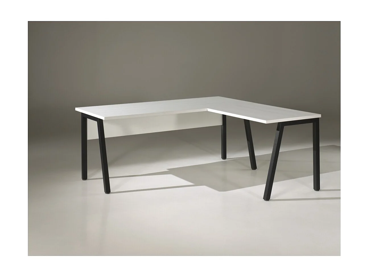 Ensemble de 8 meubles de bureau professionnel coloris blanc collection SOON