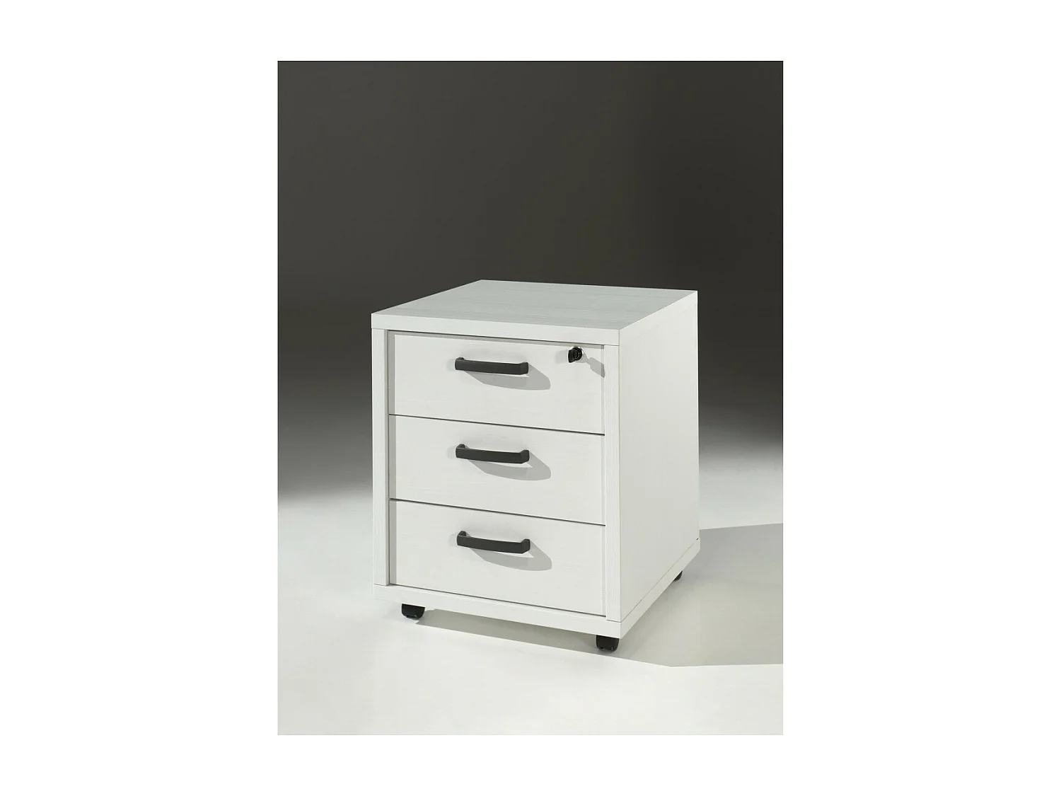 Ensemble de 8 meubles de bureau professionnel coloris blanc collection SOON