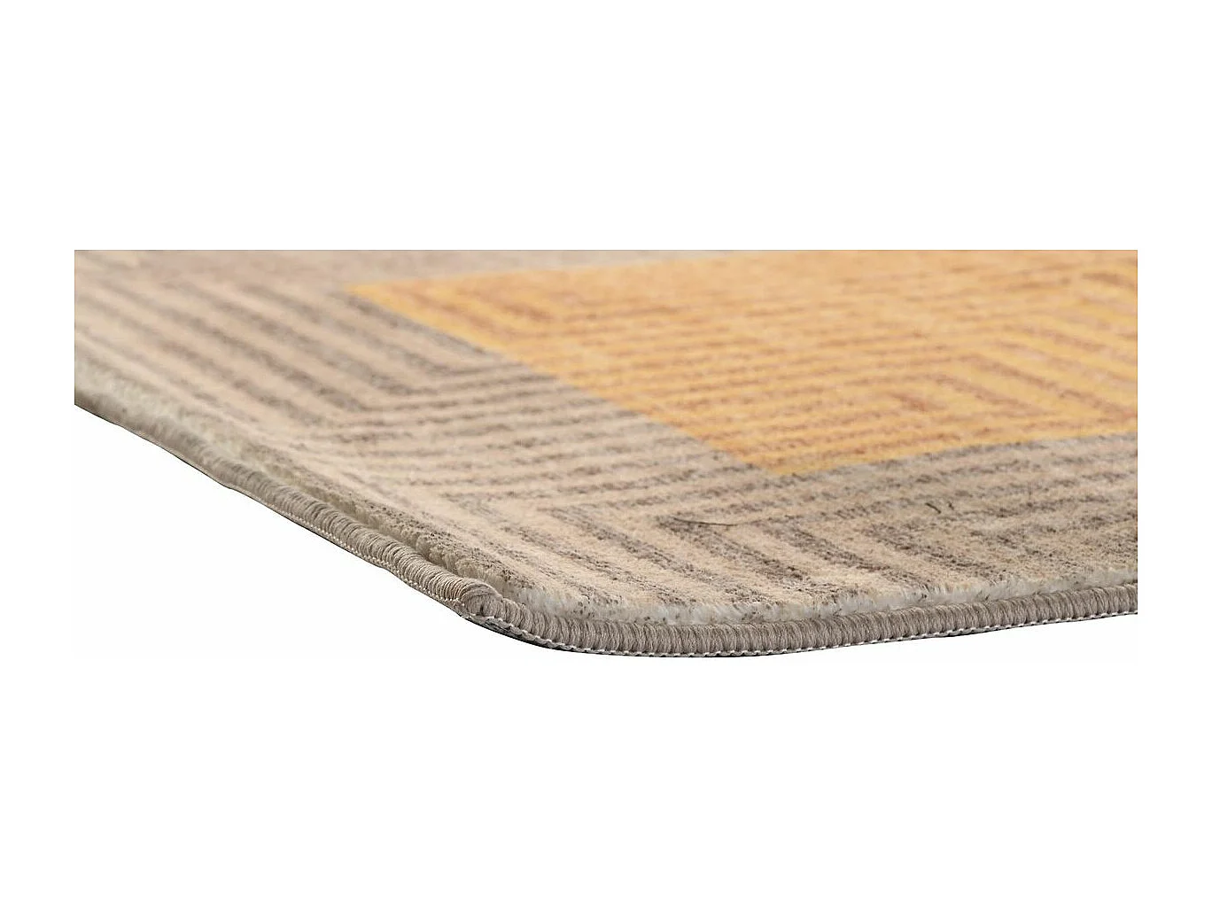 Tapis Jaune (60 x 240 x 0,7 cm) DKD Home Decor