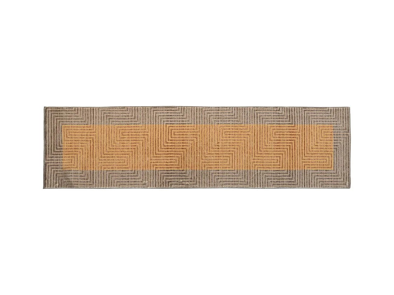Tapis Jaune (60 x 240 x 0,7 cm) DKD Home Decor