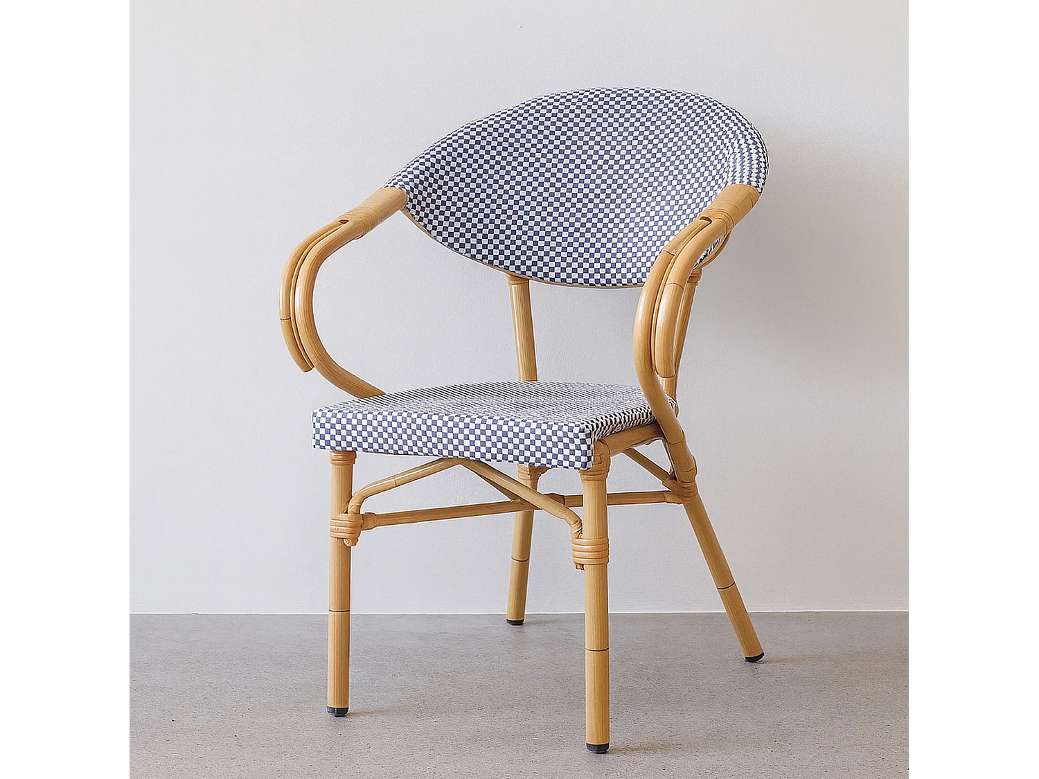 Now's Home - Lot De 2 Fauteuils De Table En Textilene Bleu