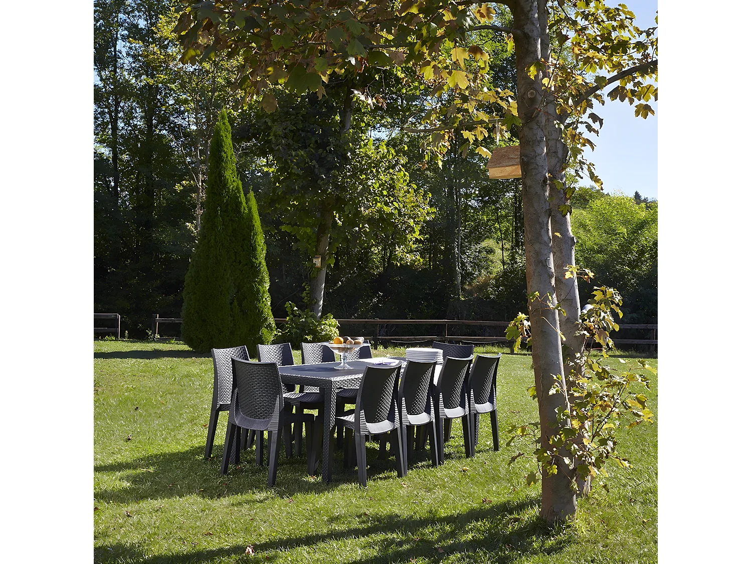 Silla apilable LADY | HÄUSBED | Color Antracita