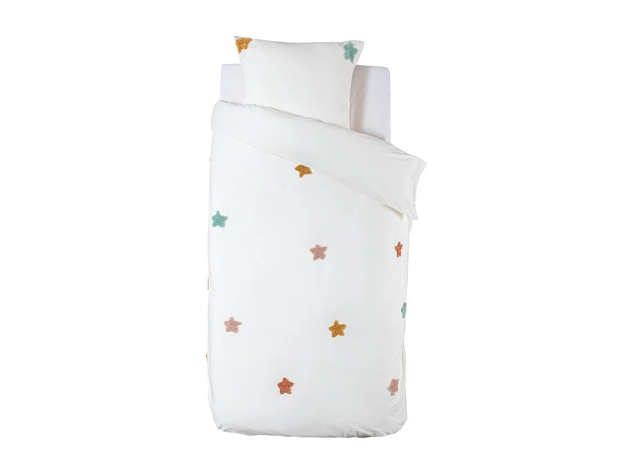 Bettbezug Baumwolle weiß 90x190cm