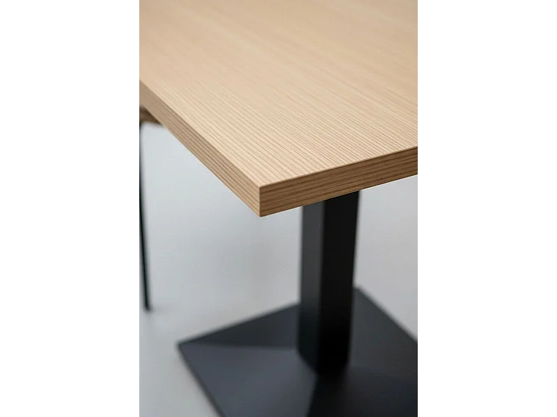 Mesas Bar - Mesa Kuat Black 60 cm - Madera clara