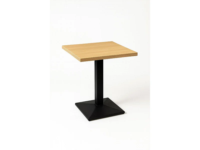 Mesas Bar - Mesa Kuat Black 60 cm - Madera clara